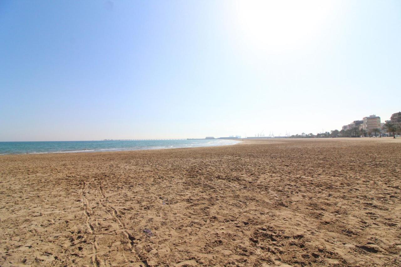 Global Properties, Apartamento En Primera Linea, Playa Sagunto Esterno foto